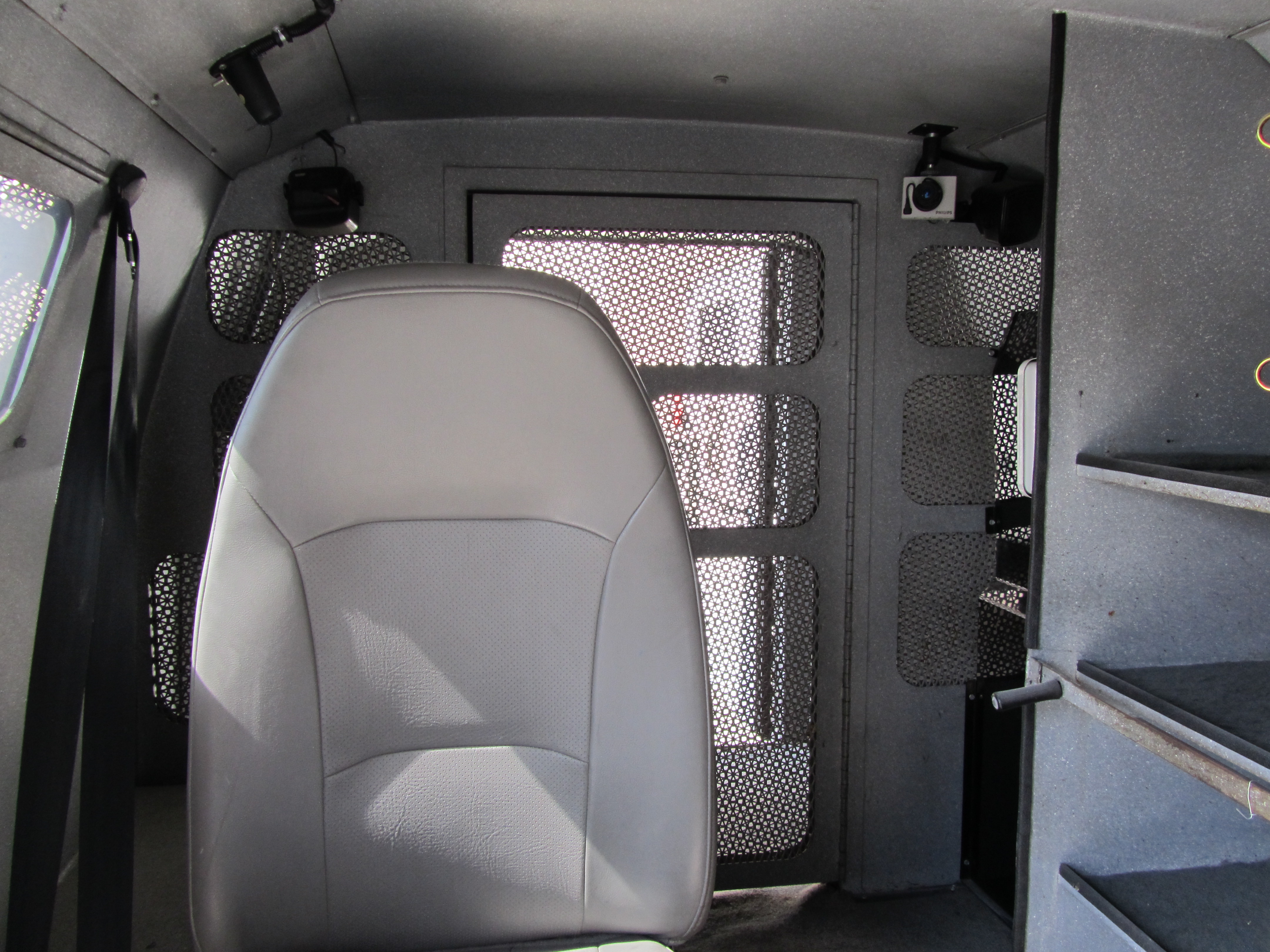 Refurbished GMC 3500 Armored Van Inside