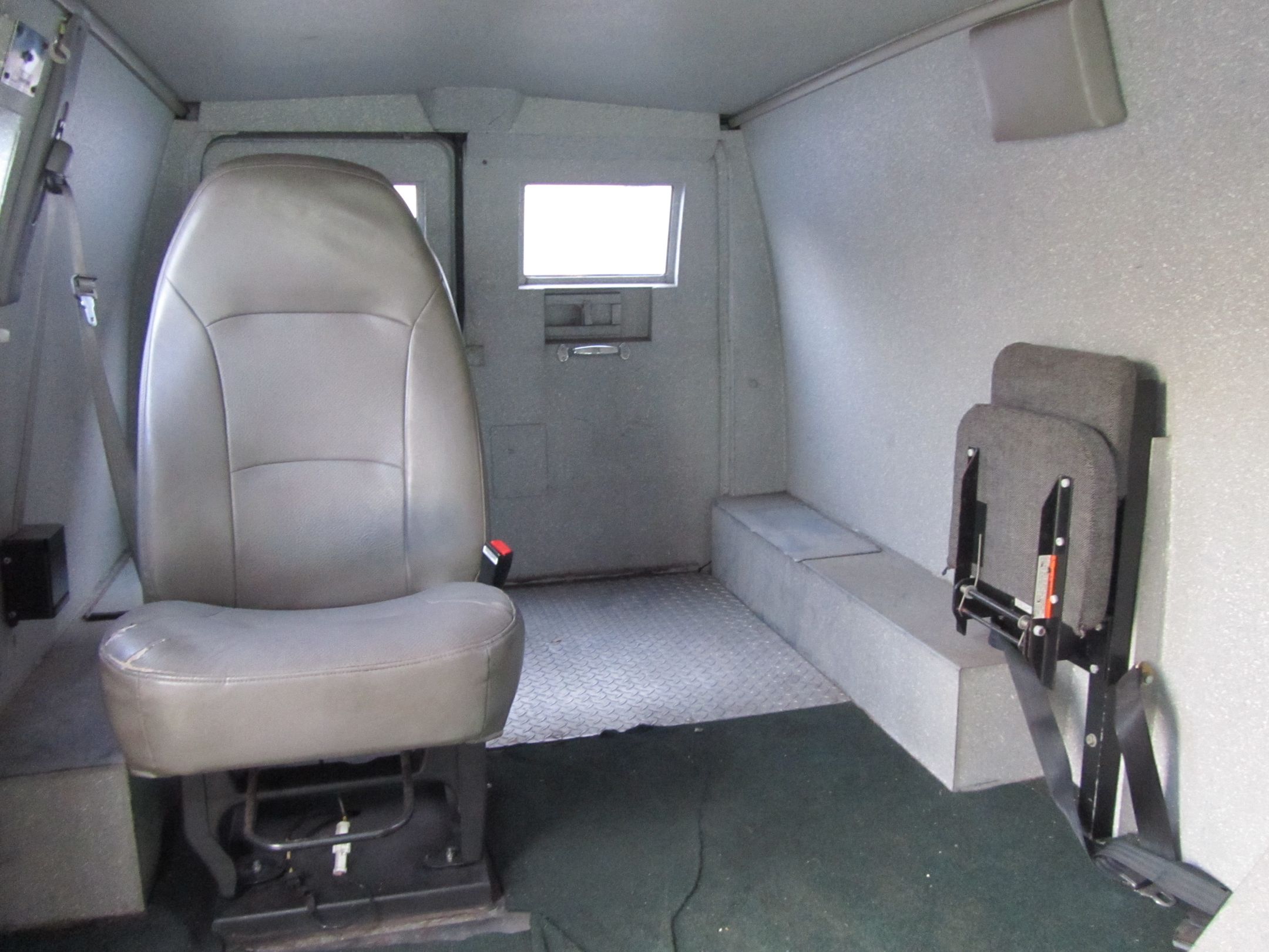 Refurbished Ford E350 Armored Van Inside